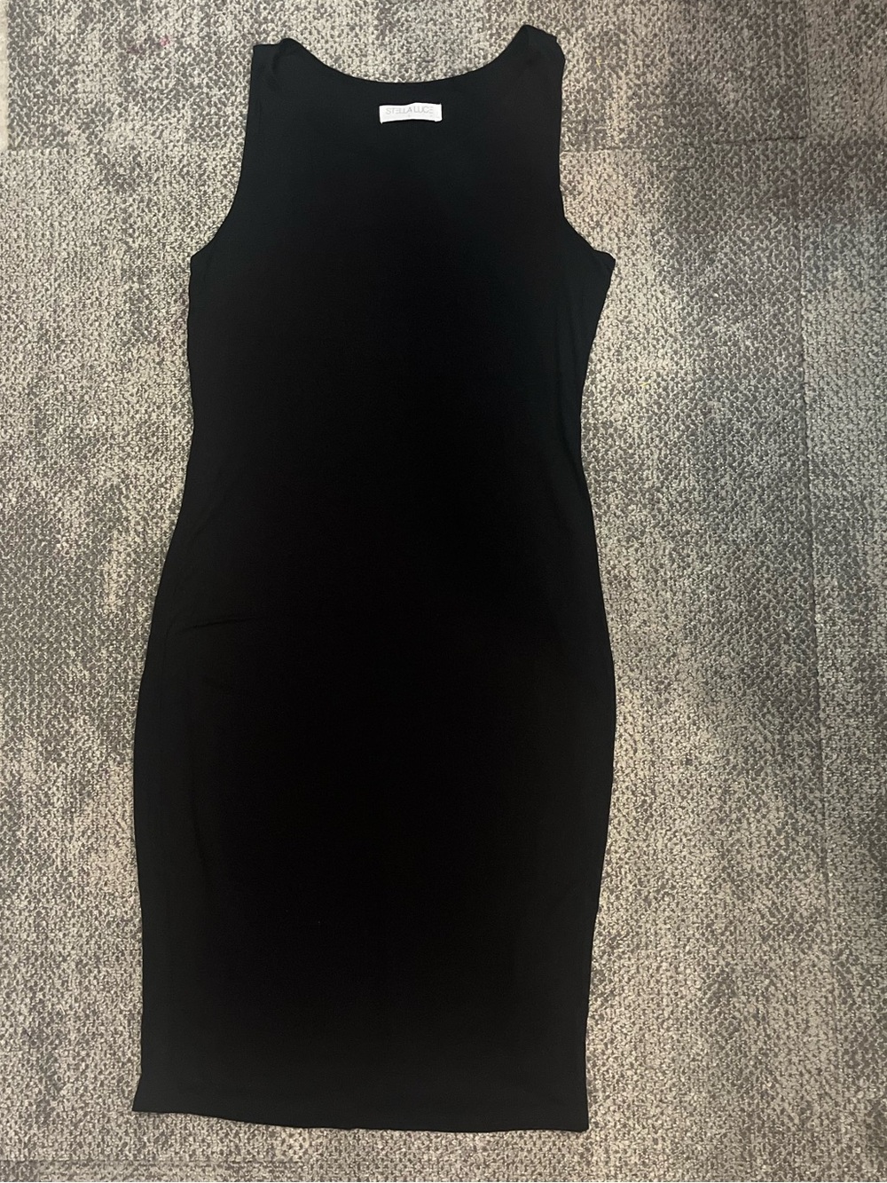 Black Tank Midi Dress Women’s Size Large